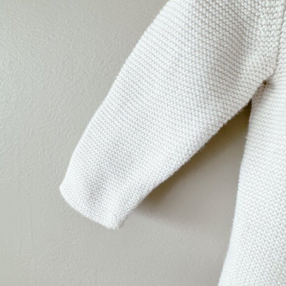 H&M Knit button up hoodie sweater 2-4m unisex baby girl boy kids clothes - Picture 4 of 12